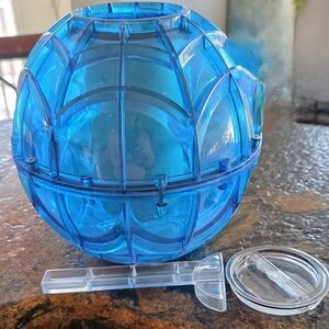 Blue Transparent Puzzle Sphere